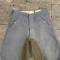 WH Culotte Officier Gabardine gris pierre Basane cuir 