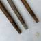 WH Lot de mats en bois tente individuelle 