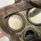 WH Masque de protection Mdle 1938 Tropical Jaune sable avec sangles 