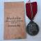 WH Médaille de l'est 1941/42 et sachet 