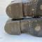 WH Paire de bottes en cuir noir 
