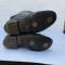 WH Paire de bottes en cuir noir 