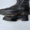 WH Paire de bottes officier cuir noir 
