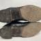 WH Paire de Bottes Officier cuir noir
