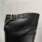 WH Paire de Bottes Officier cuir noir