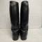 WH Paire de Bottes Officier cuir noir
