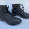WH Paire de brodequins réglementaires cuir noir 