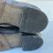WH Paire de brodequins réglementaires cuir noir 