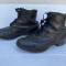 WH Paire de brodequins réglementaires cuir noir 