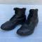 WH Paire de brodequins réglementaires cuir noir 