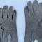 WH Paire de gants officier suèdine grise 