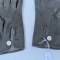 WH Paire de gants officier suèdine grise 