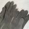 WH Paire de gants officier suèdine grise 