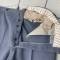 WH Pantalon droit officier gabardine gris pierre