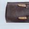 WH Porte cartes Mdle 1937 Cuir grenelé marron foncé 