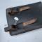 WH Porte cartes Mdle 1937 Cuir grenelé noir 