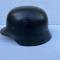 WSS Casque Mdle 1940 Un insigne et jugulaire cuir 