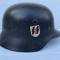 WSS Casque Mdle 1940 Un insigne et jugulaire cuir 