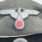 WSS Casquette officier tricotine feldgrau 