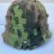WSS Couvre casque 3éme type camouflage réversible feuilles de chène 