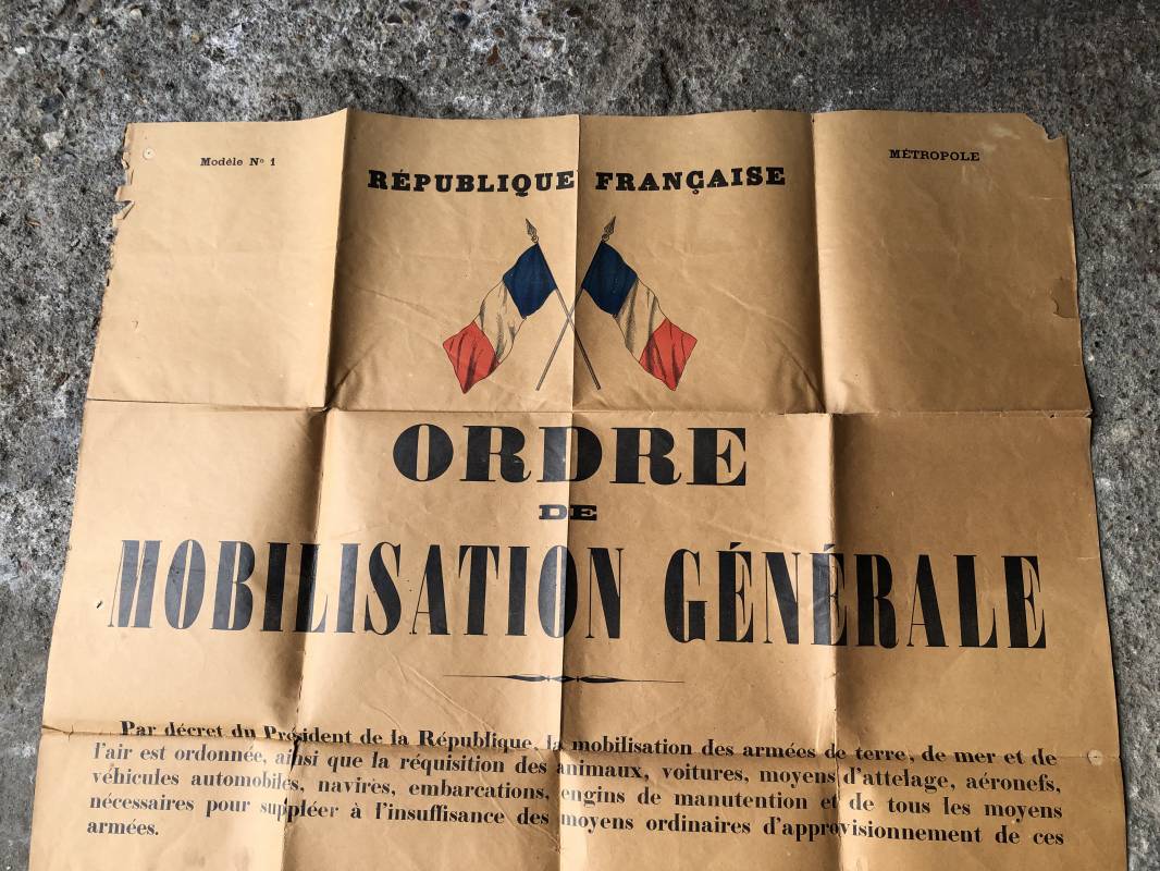 Lettre manuscrite vintage 1939-1945 - Témoignage émouvant