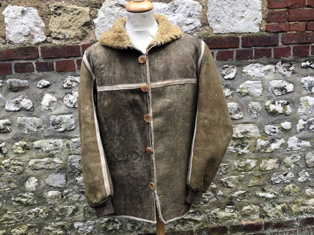 Canadienne Fourree Mouton Narvick Ventes D Antiquites Militaires Royal Dragons