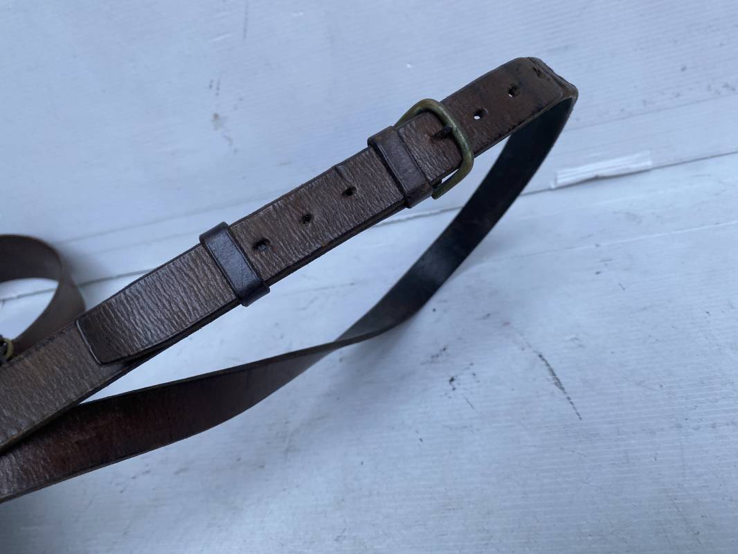 Martinet cuir marron et manche en noyer de Dordogne - Martinets
