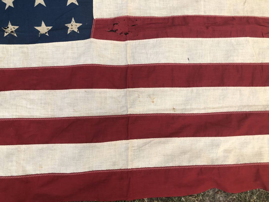 Drapeau Américain Valley Forge 3x5 Pieds - Coton Cousu - 100% Fabriqué Aux USA