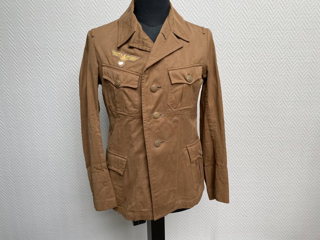 KM Veste tropicale Mdle 1940 - Ventes d'antiquit?�s militaires : Royal Dragons