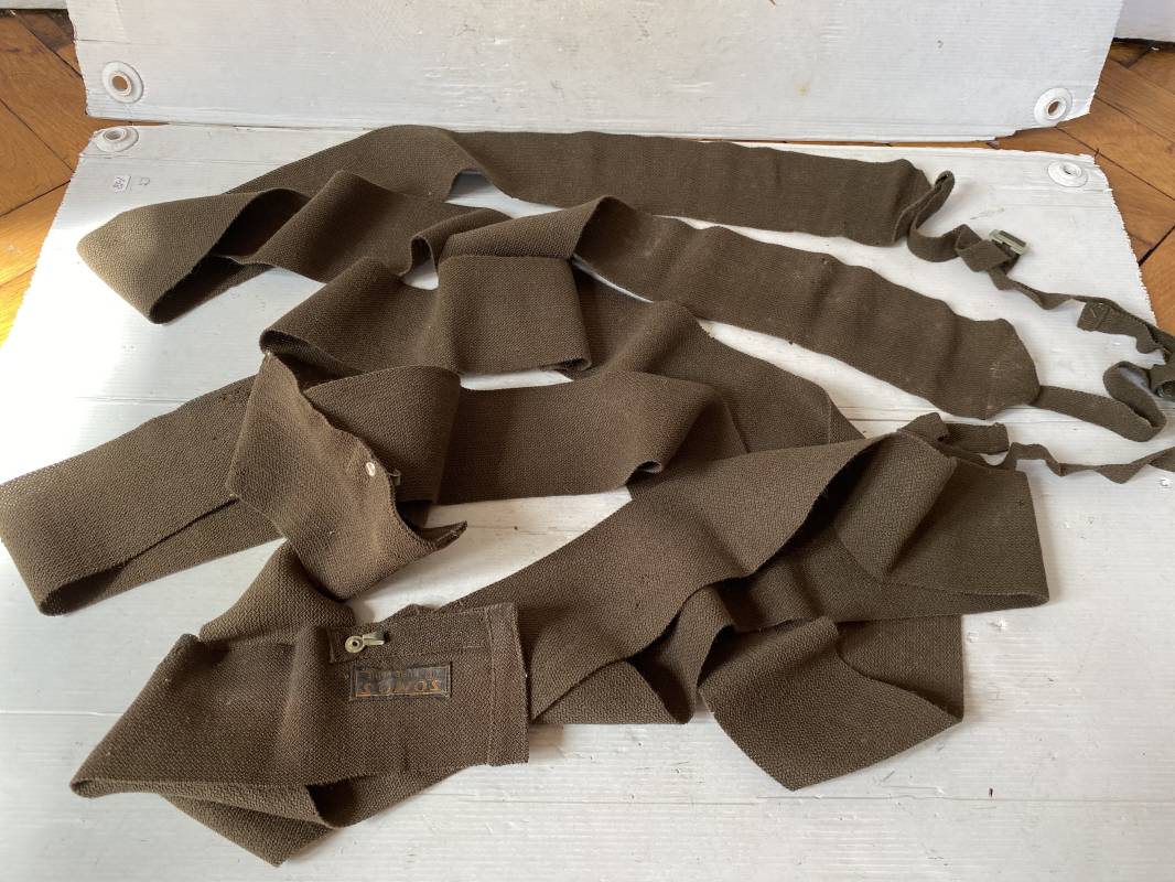 6 Paires De Bandes Bottes Militaires Vert Army - Élastiques Avec Crochets | Pour Pantalon Et Bottes
