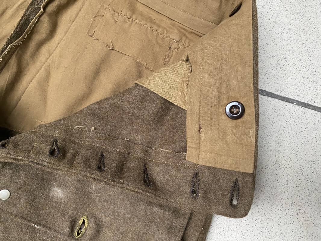 Pantalon Militaire Anglais WWII – Drap De Laine Kaki, Reproduction Belle Copie, Jamais Porté