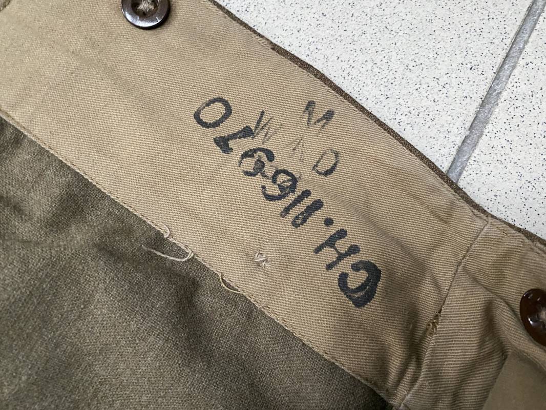pantalon baggy militair e- kaki - PAUL Boyé - 48 - état neuf friperie