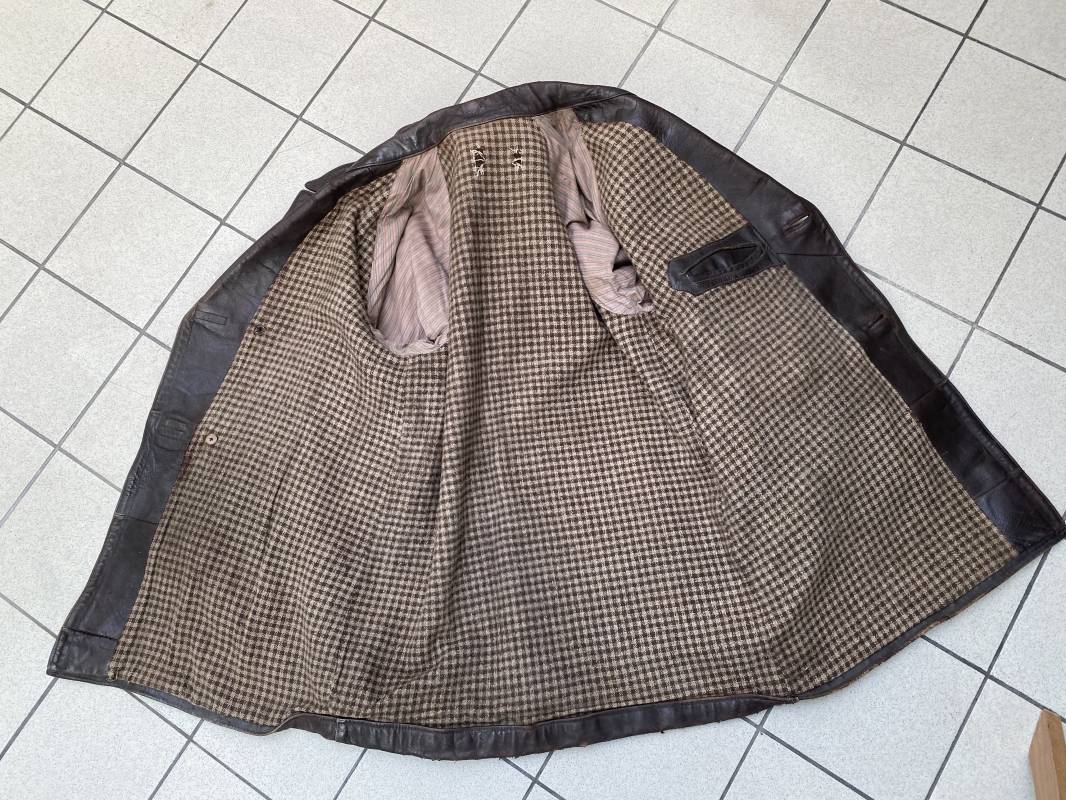 Veste Parka De Chasse Stockman - Toile Coton Cirée Marron - Taille M - Mi-Longue - Occasion TB